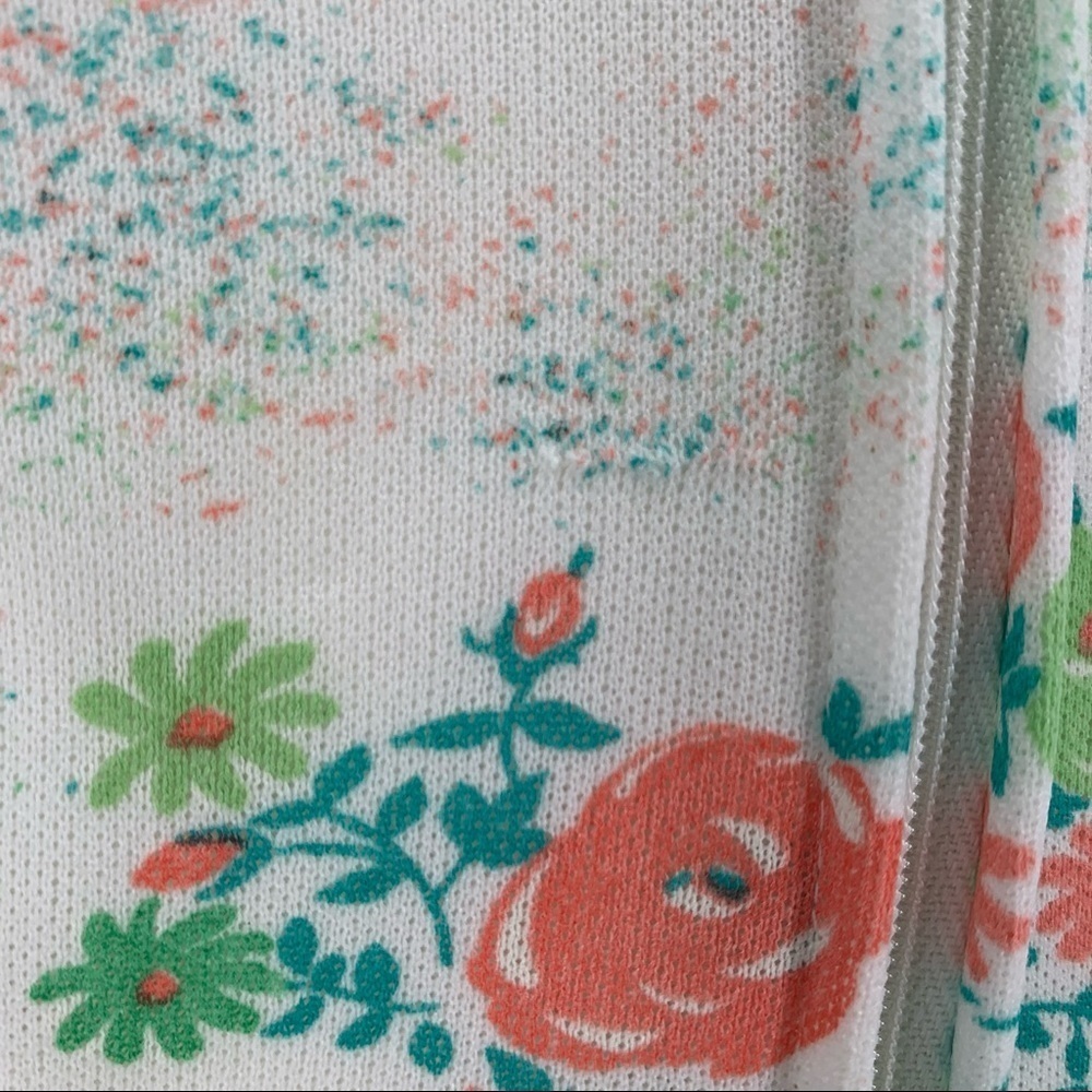 Vintage Floral Polyester Fill Length Sleeveless Dr - Picture 10 of 10